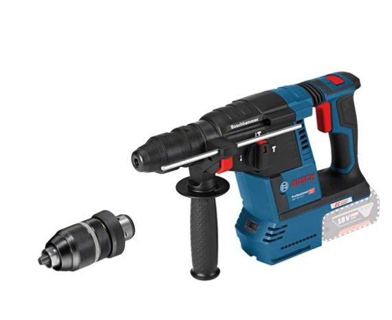 Bosch GBH 18V-26 F - 18V SDS-plus Combihamer Set (2x 5.5Ah accu) - Koolborstelloos