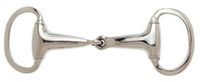 Sefton Dikke Massieve Eggbutt-bit Met Platte Kant Zilver 14.5 cm