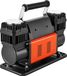 Compresseur pour usage intensif avec double cylindre, 300 litres par minute, gonfleur de pneus portable, 12V, 150PSI, pompe à air pour usage tout-terrain avec manomètres numériques et adaptateurs, convient aux voitures, SUV, véhicules 4x4 et camping-cars