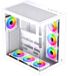 Xigmatek Aqua V AIR Arctic H23A, boîtier PC mid-tower, format ATX, adapté pour gaming et stations de travail, blanc