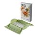 Lékué Siliconen stoomhoes, groen, met dienblad en boek (ESP), 1-2 pers. 650 ml