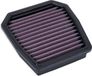 DNA HIGH PERFORMANCE FILTER VOOR DE SUZUKI GSX-8S / V-STROM 800 DE '23- Zwart
