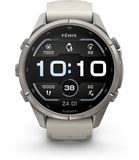 Garmin fēnix 9 Pro - 43 mm - Multisport GPS Smartwatch - 1.3" AMOLED - Titanium - 10 dagen batterij