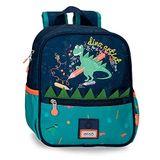 Enso Dino Artist Voorschoolrugzak, meerkleurig, 23 x 25 x 10 cm, polyester, 5,75 l