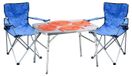 Mojawo 3-delige praktische set kampeer meubels: aluminium kampeertafel + 2 vissersstoelen