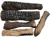 Ensemble de 5 blocs de bois décoratifs pour cheminée