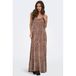 ONLY Onlmatea Life Strap Long Dress Wvn Noos lange jurk met U-hals en dunne bandjes voor dagelijks gebruik dames (1 stuk), Apple Spiced, L