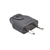 DEBFLEX 713020 stopcontact, 220 V, elektrisch, stekker met stekker, diameter 4 mm, beschermuitgang, rechte uitgang, zwart