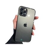 Beschermhoes Apple Beschermhoes voor iPhone 13 Pro Max – valbescherming, anti-vergeling en anti-transparantie, met dubbele beschermlaag, slank en transparant ontwerp voor 6,7 inch - beschermhoes iPhone (donkergrijs)