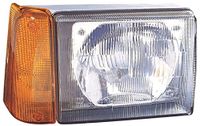 TarosTrade 37-0394-R-8185 koplamp met handmatige instelling met gele weergave rechts