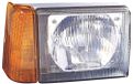 TarosTrade 37-0394-R-8185 koplamp met handmatige instelling met gele weergave rechts