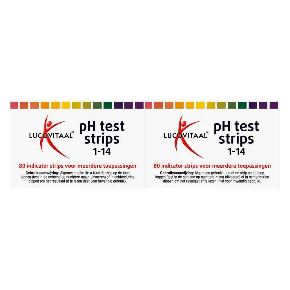Lucovitaal 2x Zuur Base Ph Strips 80 stuks