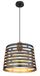Globo 15451H1 Ablona hanglamp zwart metaal E27 60W 230V 1200mm 35cm