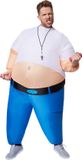Tectake dressforfun - Zelfopblaasbaar kostuum personal trainer - One size