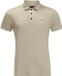 Jack Wolfskin Travel Polo M - Heren - XXL - Stone Heather
