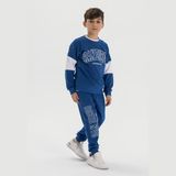 Minoti trainingspak jongens met San Diego print - kobaltblauw