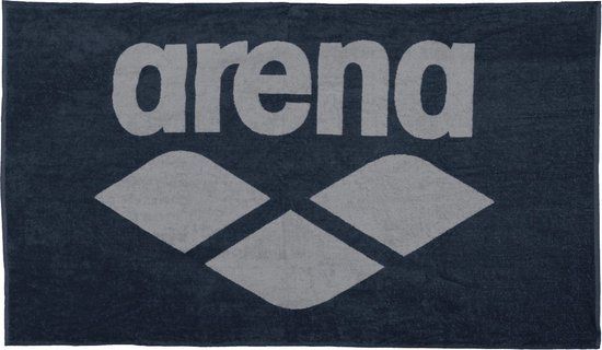Arena Pool Soft Towel - Navy/Grey - Fitness & Training