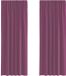 vidaXL - Gordijnen - voile - met - roedezakken - 2 - st - paars