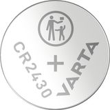 Varta CR2430 Lithium Button Cell Battery - 3V - 290mAh
