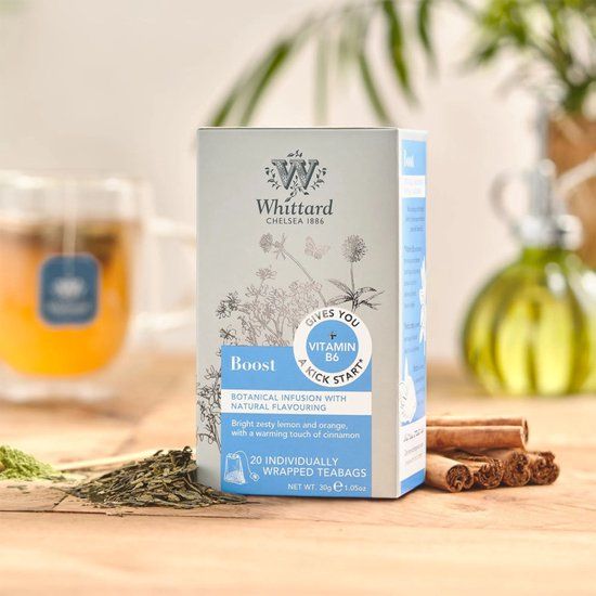 Whittard of Chelsea Groene thee Boost, 20 st.