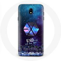 Maniacase Etui voor Samsung Galaxy J3 2017 Exo K-pop Groep Logo we zijn één