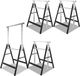 Wan GmbH Set de 4 chevalets de travail robustes - Réglable en hauteur 80-130 cm - Établi pliable Capacité de charge 200 kg