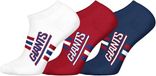 Nfl NFL NY GIANTS 3pk Sneaker Socks - Wit/Rood/Blauw - Maat 35/38