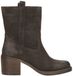 Sub55 Bottines Talon marron foncé
