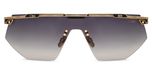 Cazal Lunettes de soleil unisexe doré masques gris 148mm