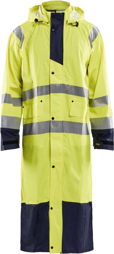 Blåkläder Blaklader Regenjas High Vis LEVEL 1 4325-2000 - High Vis Geel/Marineblauw - S