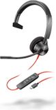 Poly Blackwire 3310 USB-C Headset - Zwart