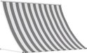 vidaXL Zonnescherm Antraciet en Wit 250 x 150 cm
