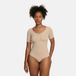 cfab - T-shirt bodysuit met corrigerende werking en koordjes - Beige - 2XL