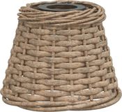 vidaXL Lampenkap Ø15x12 cm wicker bruin