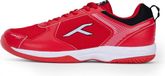 HUNDRED Court Star Non-Marking Professionele Badminton Schoenen voor Heren (Rood/Wit, EU 44.5)