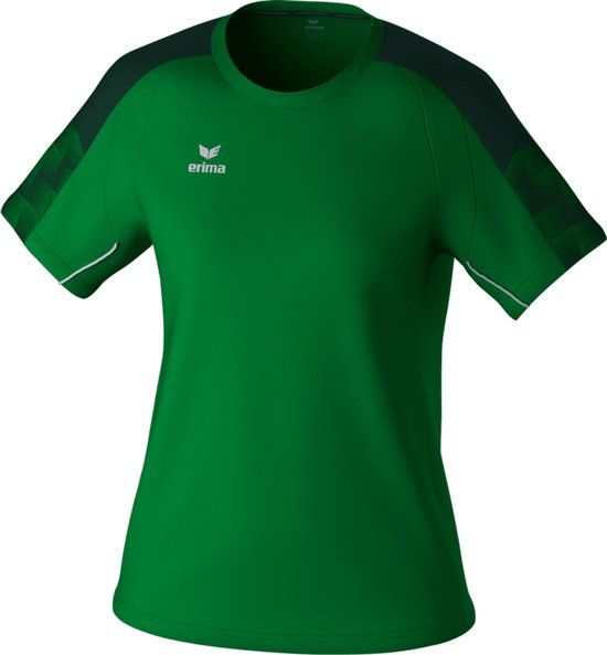Erima Evo Star T-Shirt Dames - Groen - Maat 34