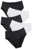 Ulla Popken Set van 5 boxershorts (meerkleurig 90), 48 (maat fabrikant: 46+) dames, Meerkleurig