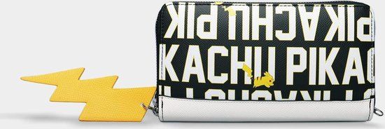 Pokémon Pika Lettering Women's Wallet - Black/White