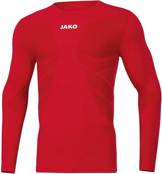 JAKO Comfort 2.0 Longsleeve Junior - Rood - XS