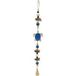 Signes Grimalt Pendentif Tortue en aluminium et bois - Style marin et couleur bleue