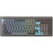 Ducky Cushion 98 Clavier de jeu, 96% sans fil, hot-swap, écran tactile