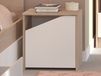 Shelaso Table de chevet SHELASO 1 porte chêne jackson/blanc