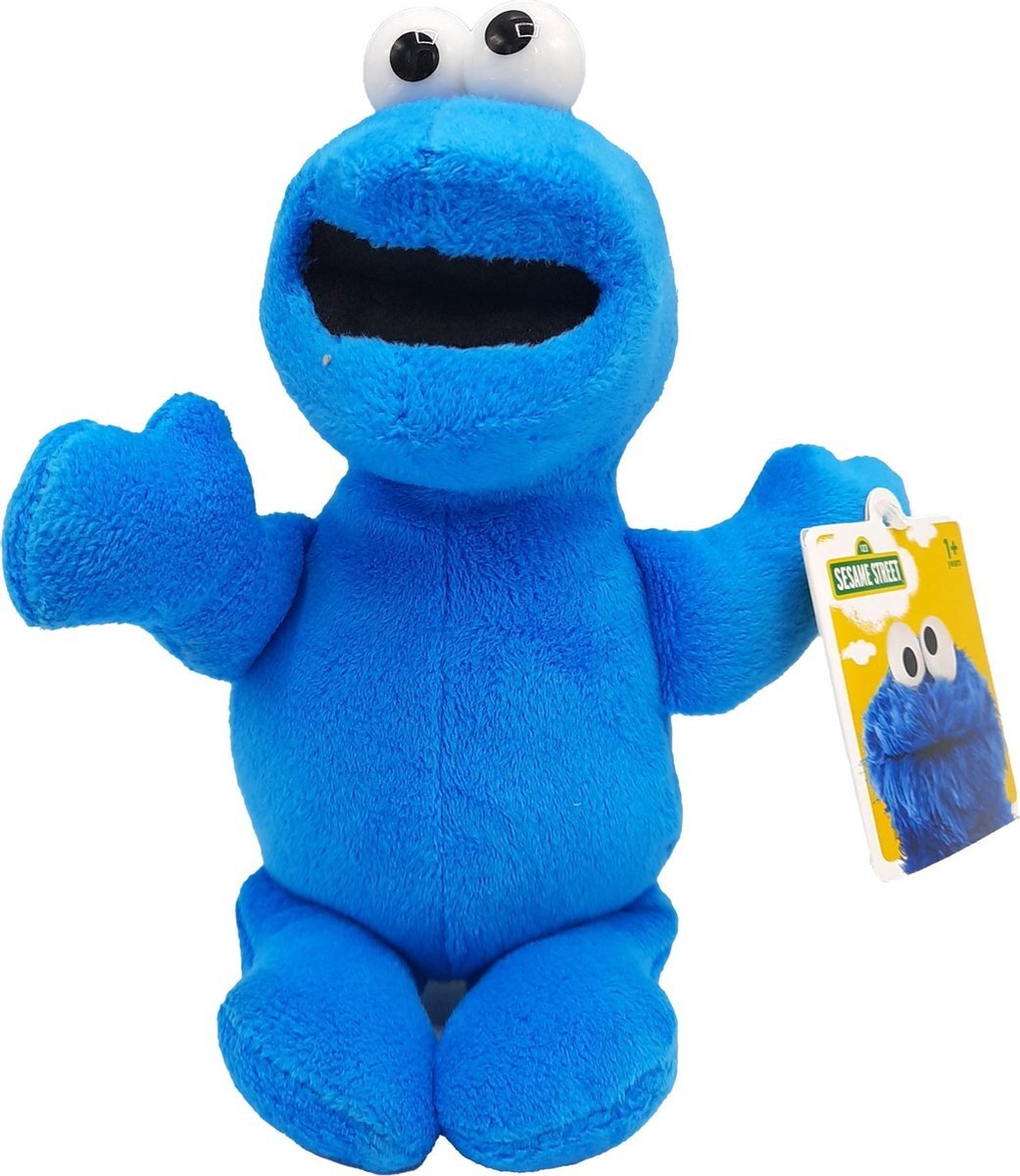 Sambro Sesamstraat Koekiemonster - Pluche Knuffel - 20 cm