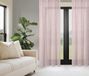 HOMEbasics 800530 Ogen Afgewerkte Sjaal Softy Halftransparant Roze 160 x 140 cm