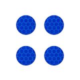 Quattroerre 4071 Diamond Refractive Flat, blauw, 4 stuks