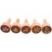 Set van 5 deegstempels met kerstmotieven van hout, Made in EU