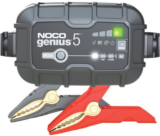 Noco Genius 5 Acculader - 12V - 5Ah - AGM-accu - 2 jaar garantie