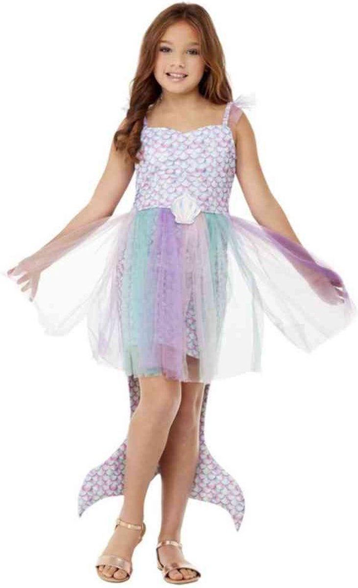 Smiffys Kinder Kostuum Seashell Mermaid Paars - Kids tm 9 jaar - EAN: 5020570516546