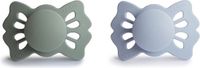 Frigg Lucky Fopspeen Sage/Powder Blue T1 0-6mnd (2 stuks)