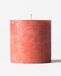 HEMA Bougie Pilier ⌀10x10 Cm Rustique Orange Foncé